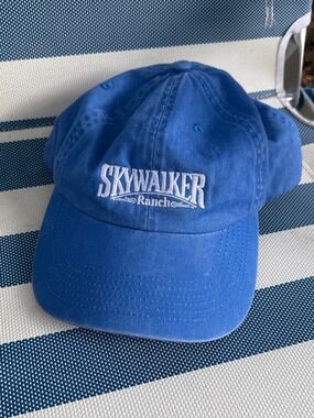Authentic Skywalker Ranch Blue Embroidered Director Hat Port Authority Cap